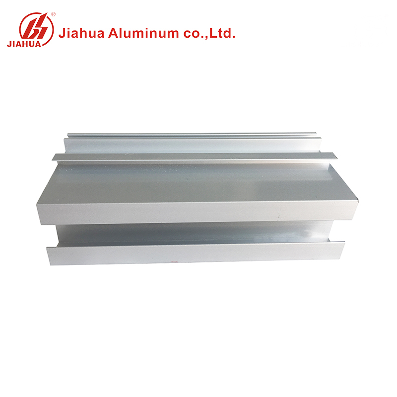 Perfiles de aluminio de extrusión rectangular para tubos de puertas y ventanas, para vidrio simple