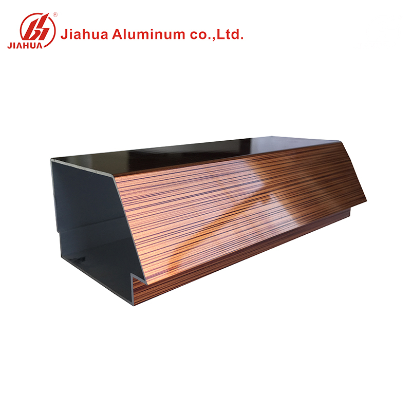 Perfil de aluminio de la protuberancia del marco del gabinete de aluminio del final para el gabinete de cocina