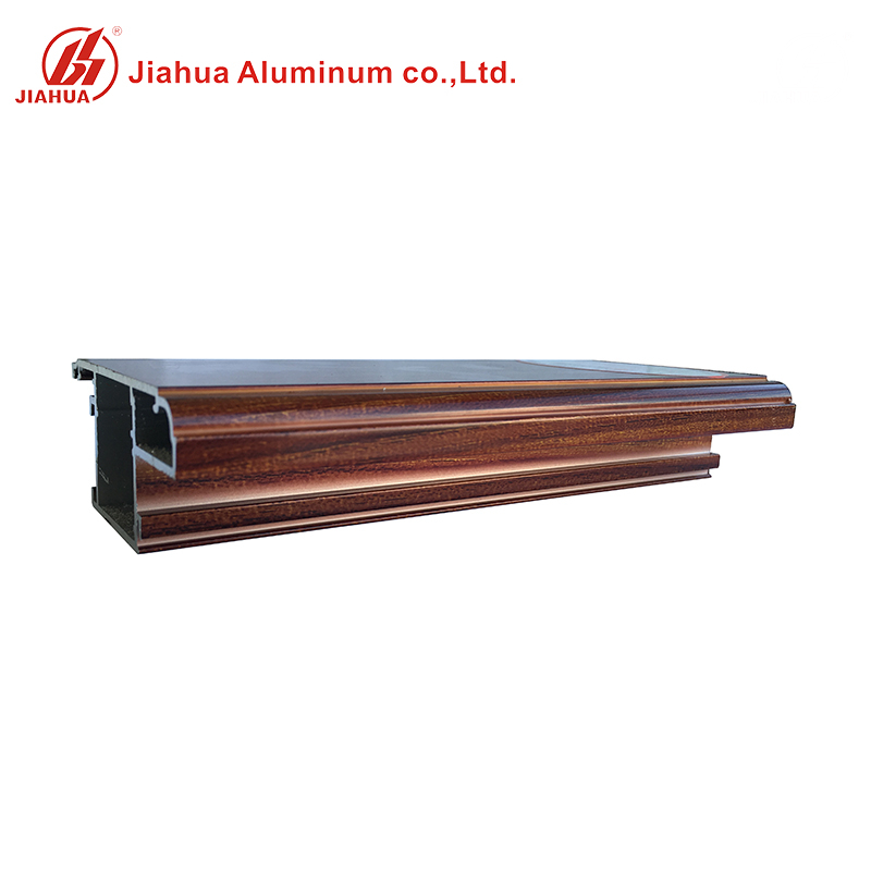 Perfil de tubo cuadrado con acabado de grano de madera de aluminio 6063 Jia Hua para precio de Filipinas