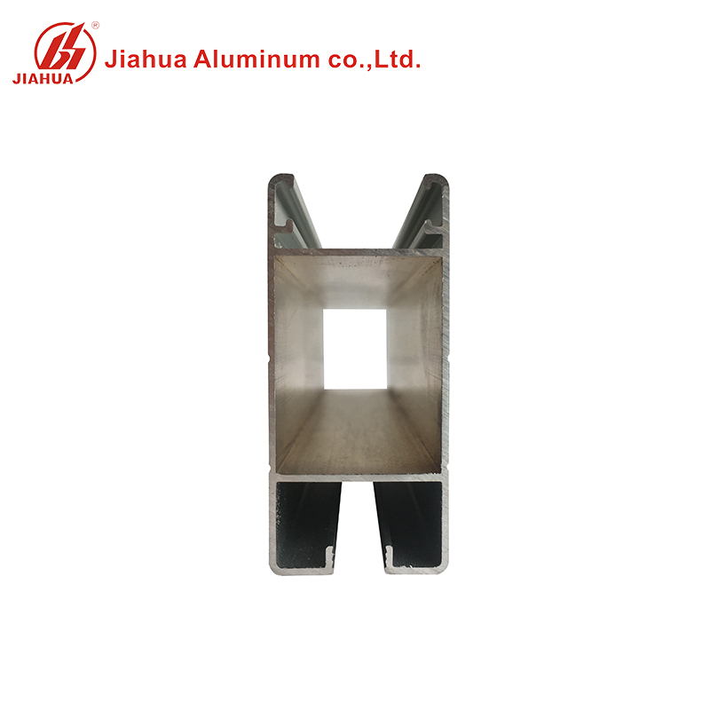 JIA HUA color anodizado plata T Track perfiles de extrusión de aluminio en China