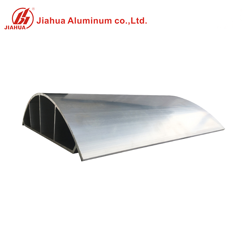 Perfiles de disipador de calor de aluminio de arco ovalado personalizados especiales para diferentes usos