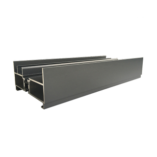 Extrusión de perfiles de puertas y ventanas de aluminio de rotura térmica para deslizamiento extruido