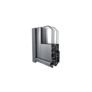 Thermal Break 6063 T5 Alloy Comercial Aluminio Extrusión Puertas y ventanas corredizas Proveedor en China