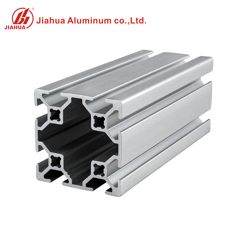 Perfil de estructura de riel de extrusión de aluminio con ranura en V ranurada en T industrial para CNC