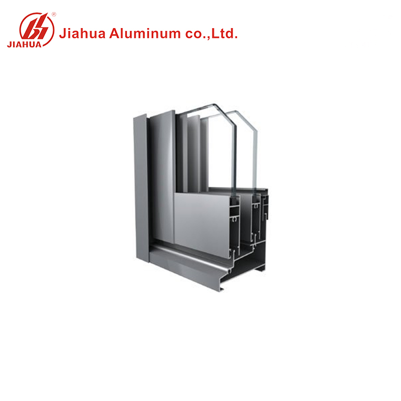 Ventana enmarcada deslizante de aluminio comercial horizontal del precio barato de la serie 80 para las ventas